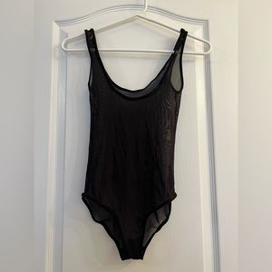 American Apparel Sheer Body Suit Size S